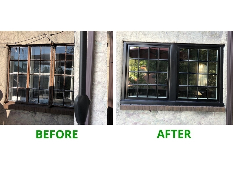 Pella Lifestyle Casement Window Replacement in Larchmont